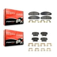 thumbnail image 1 of Positive Plus Front Rear Semi-Metallic Brake Pads Kit for Car Dodge Charger Chrysler 300 Challenger Magnum KPF-100028, 1 of 8