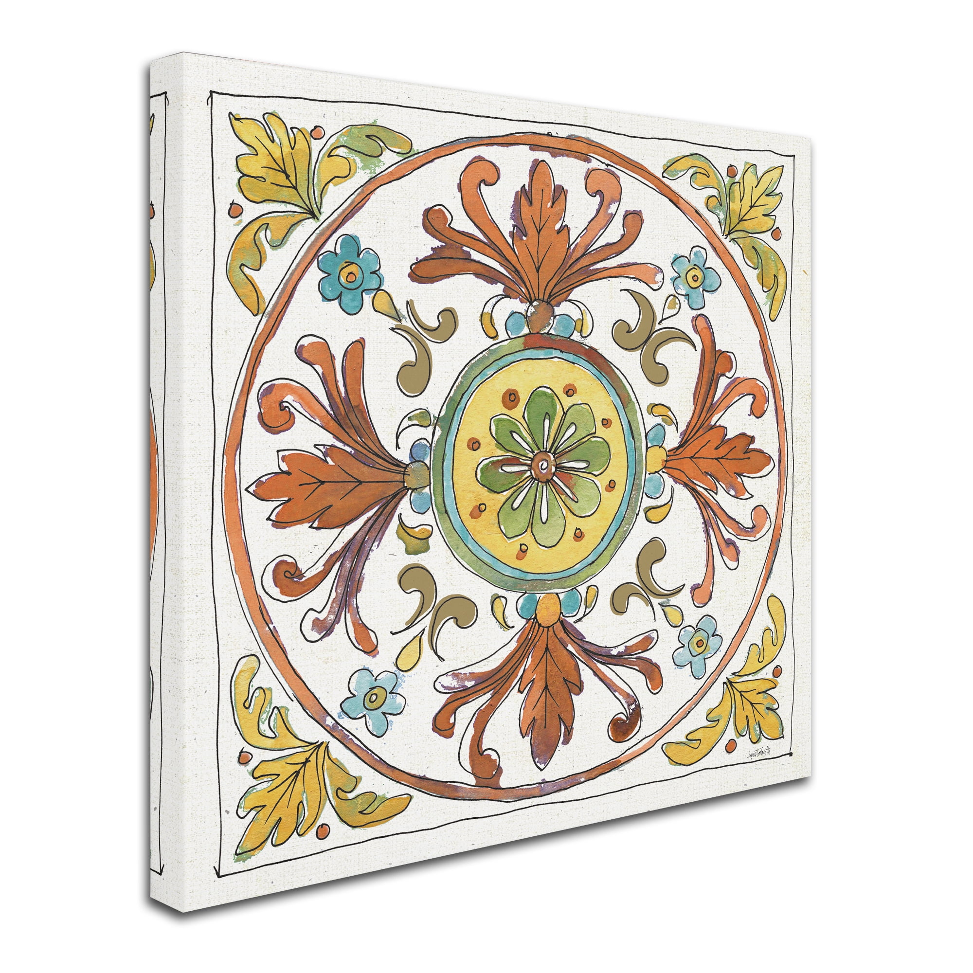 Trademark Fine Art 'Tuscan Elegance IX' Canvas Art by Anne Tavoletti