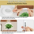thumbnail image 4 of Ceiling Grow Lights for Indoor Plants, 192 LEDs Full Spectrum Halo LED Plant Light, with 3/9/12H Auto Timer Switch, 3 Colors,10 Dimming, Plant Lights for Small Plants, 4 Head, 4 of 7