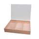 thumbnail image 2 of Caja de almacenamiento para decoración de uñas Jinwen 30 rejillas cubierta transparente Rosa, 2 of 8