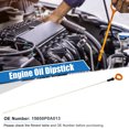 thumbnail image 2 of Engine Oil Dipstick Engine Oil Fluid Level Dipstick for Honda Accord DX EX LX SE Value No.15650P0A013, 2 of 6