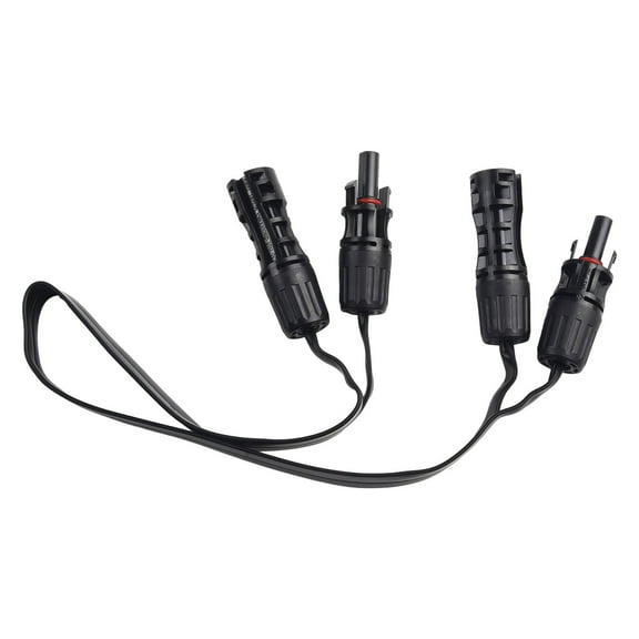 Super Flat Solar Flexible Cable Solar Panel Connector Adapter 0.5m 1KV 90-degree Bending Photovoltaic Extension Cable