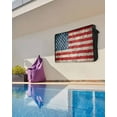 thumbnail image 5 of Outdoor Tv Cover 50 To 55 Inch, Vintage Mottled American Flag Waterproof And Weatherproof Tv Covers Tv Display Protectors For Outside Flat Screen Tv 48x30x4.5In, 5 of 6