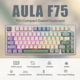 thumbnail image 2 of Teclado mecánico EPOMAKER x Aula F75 Gasket 75% RGB, 2 of 8