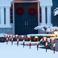 thumbnail image 1 of 8ct 12" Candy Cane Lawn Stakes with 240 LEDs, 1 of 3