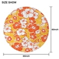 thumbnail image 6 of Pioneer Flower Floral Print Pattern Round Tablecloth 60"x60",Wrinkle Wipeable Table Cloth for Kitchen Dining Room Picnic Patio Party, 6 of 6