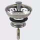 thumbnail image 4 of Accesorios para fregadero de cocina, cubierta de drenaje de fregadero de acero inoxidable engrosada, tapón de fregadero, tapón de fregadero de cubierta de drenaje de 78mm de diámetro, 4 of 5