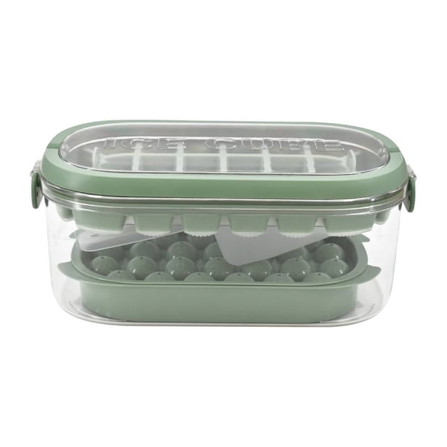 Charola para Hielo Mainstays Flexible Doble y Liberación Rápida Verde