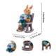 thumbnail image 2 of Estatua de conejo de Pascua, decoración de mesa, conejo de resina sentado en una silla, estatua para centros de mesa, adornos para fiestas en el hogar, decoración navideña, regalo, 2 of 9