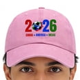 thumbnail image 5 of OAVQHLG3B 2026 Soccer Fan Cap，Classic Baseball Caps, USA, CAN, MEX Baseball Hat, Adjustable Unisex Fit, Breathable Cotton, for Soccer Supporter, 5 of 5