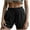 Black, variant on tarylea Cotton Linen Shorts for Women High Rise Elastic Waist Shorts Solid Color Loose Pleated Shorts Casual Lightweight Breathable Shorts