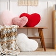 thumbnail image 5 of Heart Pillows, Love Heart Shaped Pillow, Rose Cute Heart Pillow for Gifts, Shaped Throw Pillows for Her, Kids, Women, Girls Home Decoration, 10X11 Inch, 5 of 7