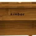 thumbnail image 3 of Kinbor 36-Bottle Bamboo Wine Rack Storage Countertop Free Standing with Drawer, 3 of 7