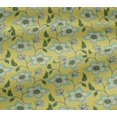 thumbnail image 4 of oneOone Cotton Jersey Gorse Fabric Leaves & Flower Floral Diy Clothing Quilting Fabric Print Fabric By Yard 58 Inch Wide, 4 of 4