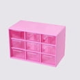 thumbnail image 1 of Caja de almacenamiento Jiugongge, venta al por mayor, cajón a prueba de polvo, escritorio, joyería, cosméticos, mesa de estudiante, estudio, dormitorio, 1 of 5