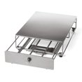 thumbnail image 4 of czcpp-Coffee Pod Capsule Drawer - Holds up to 24 Keurig K-Cup Pods - Under Brewer Storage Rolling Drawer - Silver, 4 of 4