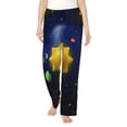 thumbnail image 2 of Picia Solar System Womens Soft Woven Cotton Elastic Waistband Sleep Pajama Pant Lounge Sleep Pant With Pockets And Drawstring-XX-Large, 2 of 9