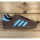 thumbnail image 1 of NEW Mens Ad-id-as Gazelle "Shadow Brown Sky Rush" Low Top Lace Up Sneakers JH5392, 1 of 6