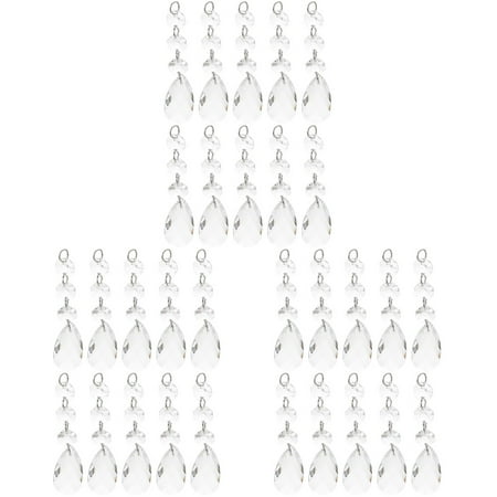 

HOMEMAXS 30 pcs Creative Garden Pendants Chic Hanging Adorns Acrylic Ceiling Light Decors