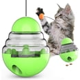 thumbnail image 1 of Pet Rocking Leaky Ball Tumbler Funny Cat Stick-Shaking Green MFZFUKR 2034919-3, 1 of 8