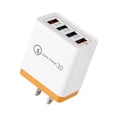 thumbnail image 3 of 5pcs 4 USB 3A Adaptador de enchufe de EE. UU. Carga rápida de viaje (naranja) Likrtyny Componentes de la computadora, 3 of 9