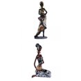 thumbnail image 1 of Estatuilla Retro Africana Perfecl 2 uds Dama Escultura, 1 of 6