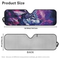 thumbnail image 7 of Yuyamidu Galaxy Wolf Windshield Sunshade USA Flag Sun Shade Heat Shield Sun Visor Mat Compatible with Jeep Wrangler Rubicon Sahara TJ JK JKU 2 Door & 4 Door, 7 of 7
