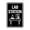 Black, variant on Signs ByLITA Portrait Round Lab Station Sign (Brushed Silver) - Small