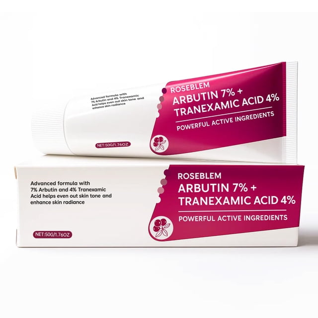 Crema Facial Roseblem con Arbutina 7% y Ácido Tranexámico 4% 50 g
