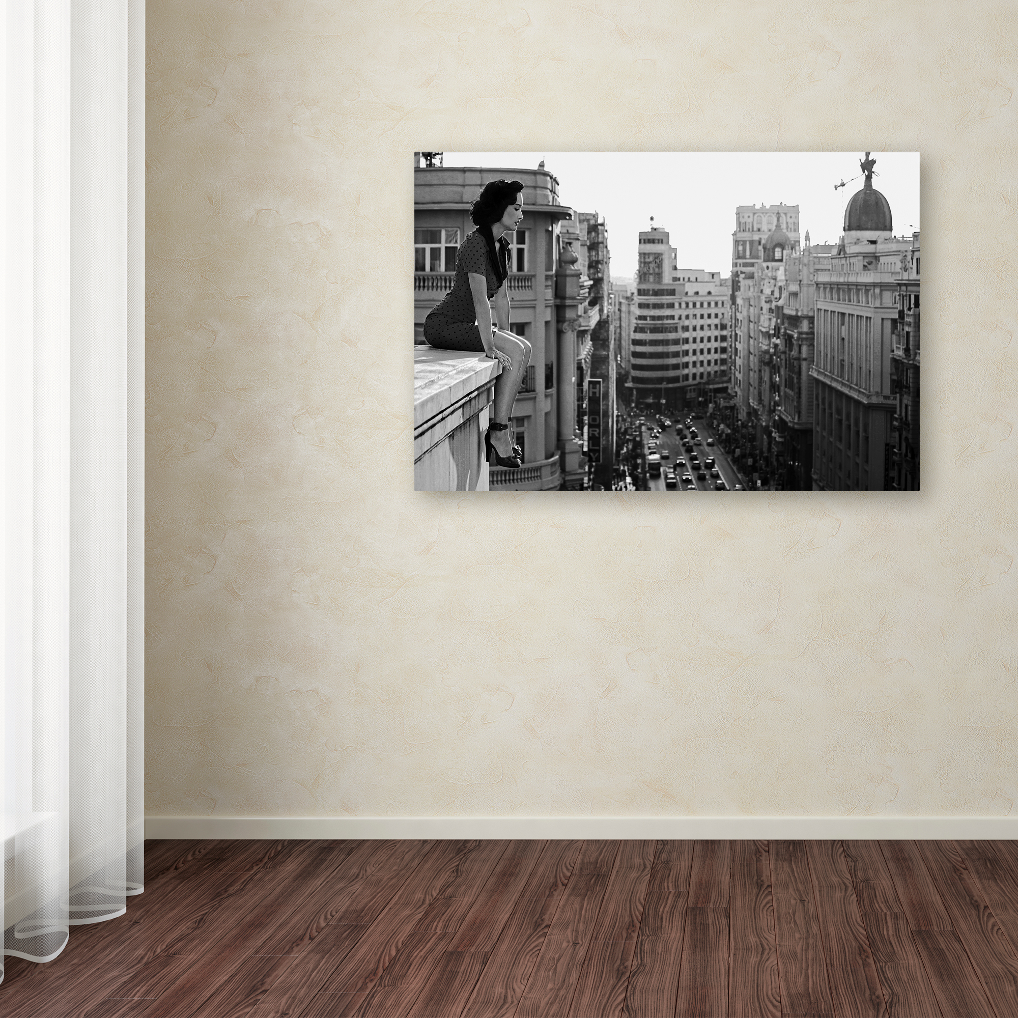 Alejandro Marcos 'Mad Madrid' Canvas Art