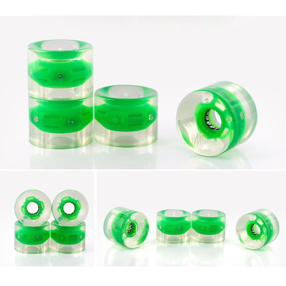 various colors available 60mm 78a Outdoor set of four Details about   Skateboard Wheels 4 