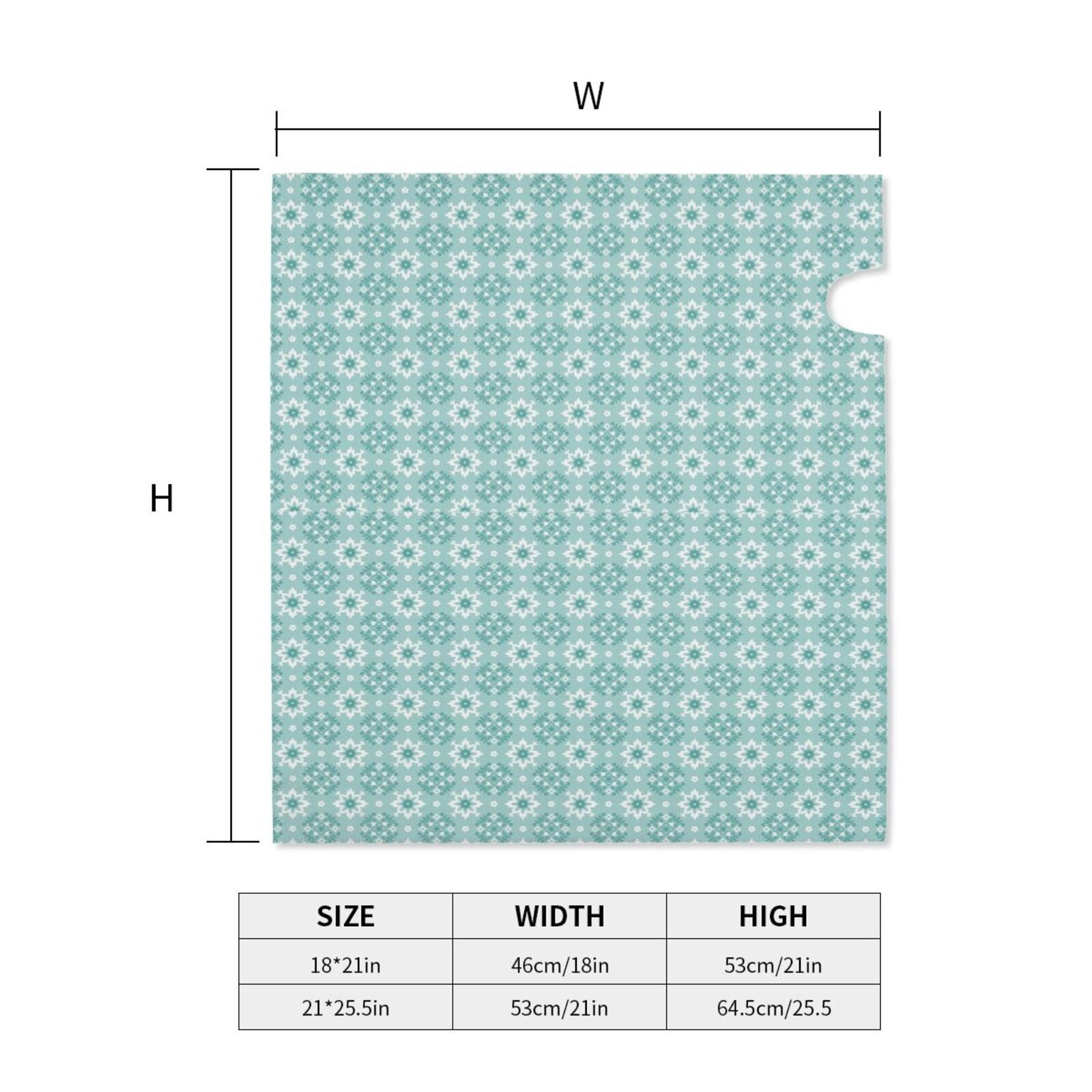 Xecao Blue Print for Mailbox Cover with Magnetic Strips, Waterproof and Sunscreen, Adds a Decorative Touch to Your Garden Yard.