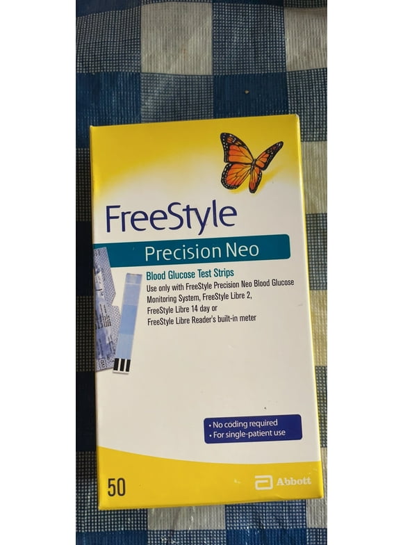freestyle precision neo blood glucose test strips 50 ct