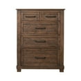 thumbnail image 5 of A-America Sun Valley 5 Drawer Rustic Solid Wood Tall Chest in Timber, 5 of 6