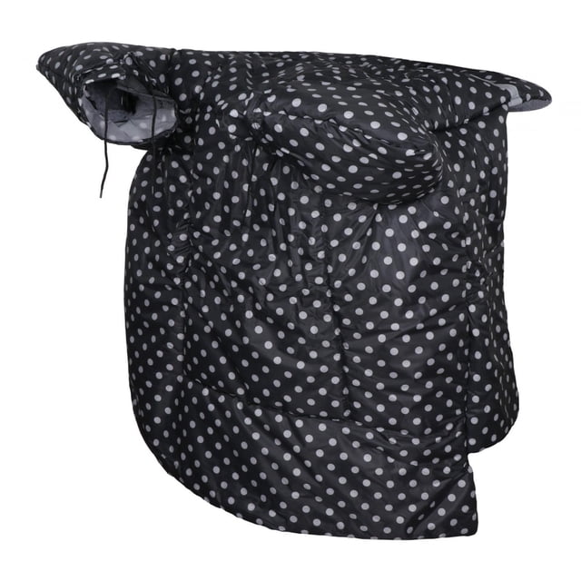 Ximing Leg Wer Electric Tricycle Windshield Quilt, W Electric Blanket, Windproof Cover with Pocket for Riding Black