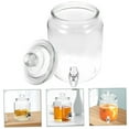 thumbnail image 6 of OATIPHO Clear Glass Wine Storage Bottle for Home Use Sealed Container, 6 of 8