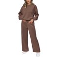thumbnail image 3 of Conjunto Deportivo Mujer PRETTYGARDEN 2 Piezas Marrón XL, 3 of 9