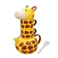 thumbnail image 2 of Giraffe Tea Set Teapot Set for Boys Girls with 2 Cups and Lid Milk Cup Porcelain Teapot Set Compatible with Kitchen Home Desk Travel - Good, 2 of 5