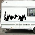 thumbnail image 2 of SUV Camper Offroad Tree Forest Scene Mountain Decal Car Woodland Timber Sticker, 2 of 6