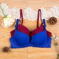 thumbnail image 2 of Women’s Push Up Lace Bra Comfort Padded Underwire Bra Lift Up Add One Cup, 2 of 5