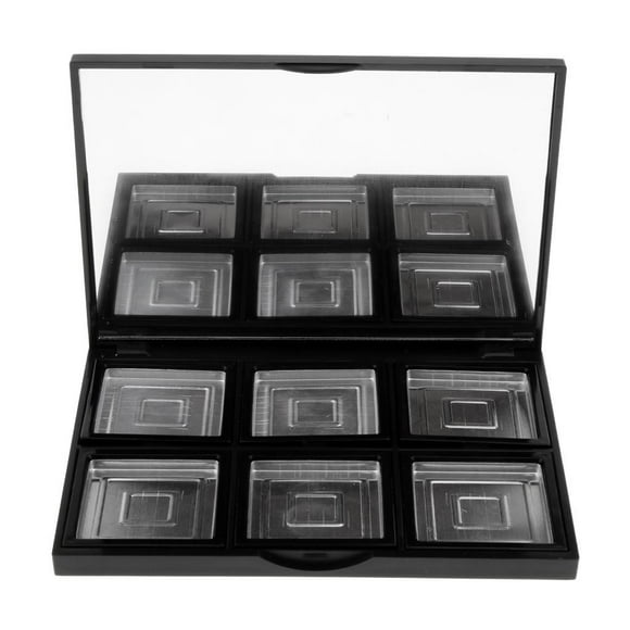 Caja de Polvo de Maquillaje de Rubor Sunnimix Estuche con Espejo Contenedor de maquillaje en polvo