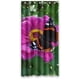thumbnail image 1 of Cortina de ducha ABPHQTO Mariposa Flores Rosas 90x180 cm, 1 of 2