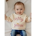 thumbnail image 4 of BemeyourBBs Toddler Baby Goose Sweater Crewneck Long Sleeve Pullover Knit Tops, 4 of 9