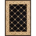 thumbnail image 1 of Infinity Home 36234 Tapis Fleur de Lis Timeless 3 Pi 11 Po x 5 Pi 3 Po - Noir, 1 of 5