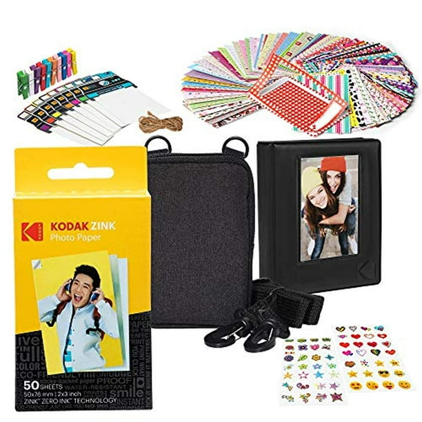 Kodak Papier Photo Zink Premium 2x3 Pouces (100 Feuilles) Compatible avec  Les appareils Photo et imprimantes Kodak PRINTOMATIC, Kodak Smile et Step :  : Fournitures de bureau