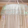 thumbnail image 3 of Princess Style Hung Dome Mosquito Net Lace  Bed  for Crib Twin Double Full Queen Bed(No light string included), 3 of 7
