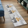 thumbnail image 4 of 2x6 Washable Runner Rug, Farm Animal Non-Slip Hallway Runner for Entryway Kitchen Bedroom, Chicken Pig Cow Farmhouse Gray Board Indoor Carpet Runner Floor Mat, 4 of 9