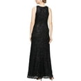 thumbnail image 2 of Alex Evenings Mother of The Bride Long Sleeveless Lace, Sequined Maxi Dress, Women's, 2 of 4