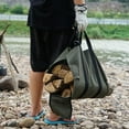 thumbnail image 4 of 1 Set Potable Firewood Log Carrier Tote Bag Waterproof Firewood Storage Bag, 4 of 7