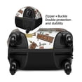 thumbnail image 6 of Uemuo Art Of Living Printed Washable Luggage Cover - Fashion Suitcase Protector Fits 18-32 Inch Luggage -Medium, 6 of 9